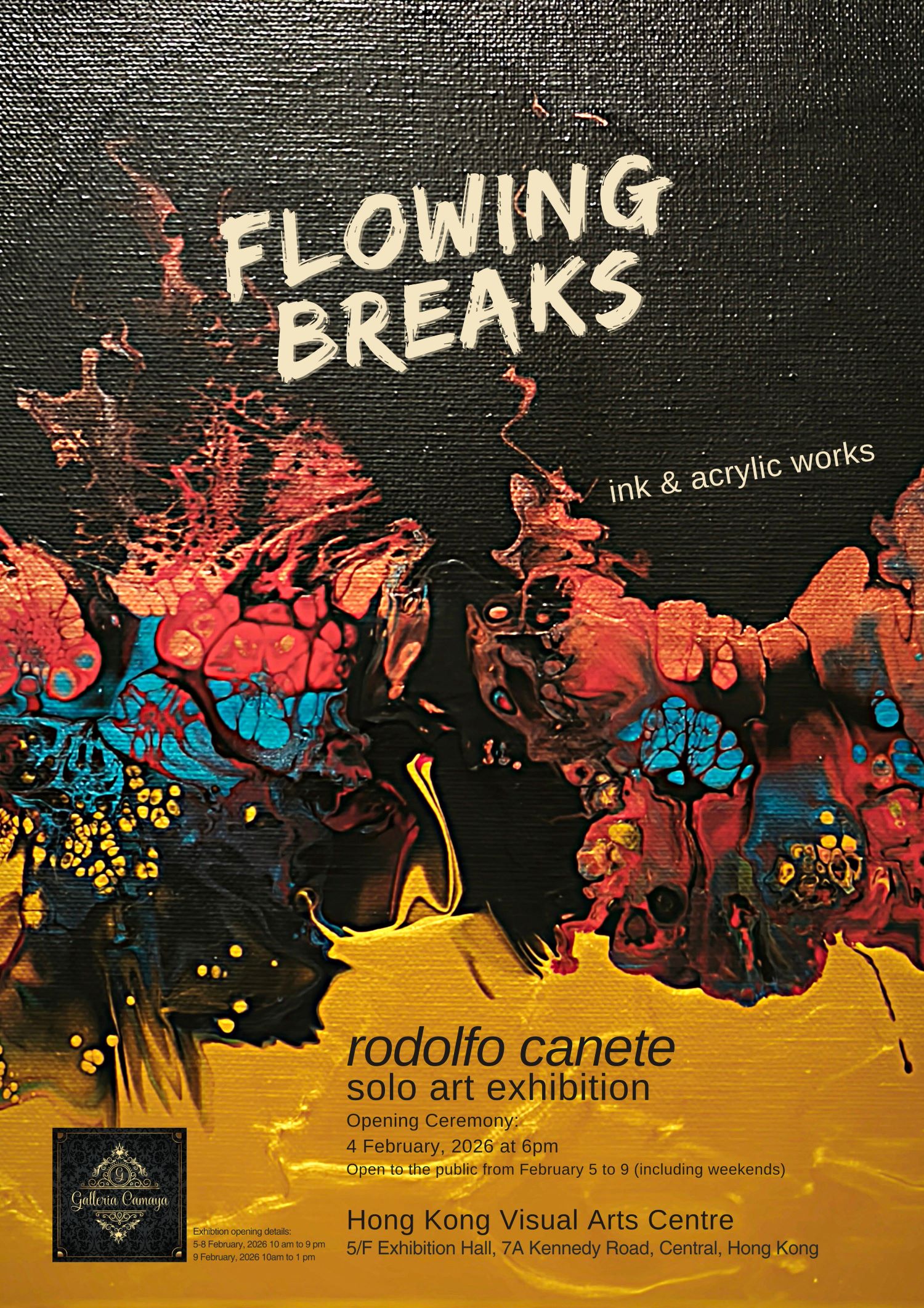 Flowing Breaks exhibition